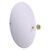Allied Brass Sag Harbor Collection Frameless Round Tilt Mirror with Beveled Edge in Satin Brass