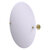 Allied Brass Sag Harbor Collection Frameless Round Tilt Mirror with Beveled Edge in Unlacquered Brass