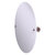 Allied Brass Shadwell Collection Frameless Oval Tilt Mirror with Beveled Edge in Antique Copper