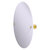 Allied Brass Shadwell Collection Frameless Oval Tilt Mirror with Beveled Edge in Polished Brass