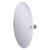 Allied Brass Shadwell Collection Frameless Oval Tilt Mirror with Beveled Edge in Antique Pewter