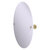 Allied Brass Shadwell Collection Frameless Oval Tilt Mirror with Beveled Edge in Satin Brass