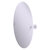 Allied Brass Shadwell Collection Frameless Oval Tilt Mirror with Beveled Edge in Satin Chrome