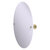 Allied Brass Shadwell Collection Frameless Oval Tilt Mirror with Beveled Edge in Unlacquered Brass