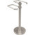 Satin Nickel Towel Holder with Smooth Detailing