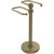 Antique Brass Towel Holder with Dotted Detailing