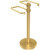 Polished Brass Towel Holder with Dotted Detailing