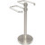 Polished Nickel Towel Holder with Dotted Detailing