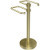 Satin Brass Towel Holder with Dotted Detailing