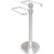 Satin Chrome Towel Holder with Dotted Detailing