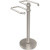 Satin Nickel Towel Holder with Twisted Detailing