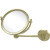 5x Magnification, Dotted Texture, Satin Brass Mirror