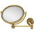 2x Magnification, Smooth Texture, Polished Brass Mirror