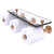 Allied Brass Waverly Place Collection Horizontal Reserve 3-Roll Toilet Paper Holder with Glass Shelf in Brushed Bronze