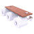 Allied Brass Waverly Place Collection Horizontal Reserve 3-Roll Toilet Paper Holder with Wood Shelf in Polished Chrome