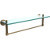 22'' Shelves with Brushed Bronze and Towel Bar Hardware