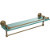 22'' Shelves with Brushed Bronze and Towel Bar Hardware