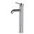 Alfi brand Tall Single Lever Bathroom Faucet, Height: 12-3/4'' H, Spout Height: 8-7/8'' H, Spout Reach: 5-3/4'' D, Polished Chrome, Product Side View