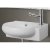 Alfi brand Small White Wall Mounted Ceramic Bathroom Sink Basin, 17" W x 10-3/4" D x 4-7/8" H
