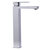 Alfi brand Polished Chrome Tall Square Single Lever Bathroom Faucet, Height: 12-5/8'' H, Spout Height: 10-1/2'' H, Spout Reach: 5-1/4'' D, Product Right Side View