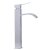 Alfi brand Tall Square Body Curved Spout Single Lever Bathroom Faucet, Height: 13-1/4'' H, Spout Height: 9-1/4'' H, Spout Reach: 5-3/8'' D, Polished Chrome, Product Side View