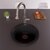 Alfi brand Black 17" Drop-In Round Granite Composite Kitchen Prep Sink, 17" Diameter x 8-1/4" H