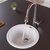 Alfi brand White 17" Drop-In Round Granite Composite Kitchen Prep Sink, 17" Diameter x 8-1/4" H