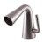 Alfi brand Single Hole Cone Waterfall Bathroom Faucet, Height: 5-5/8'' H, Spout Height: 4-17/32'' H, Spout Reach: 4-11/16'' D, Brushed Nickel