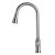 Alfi brand Traditional Solid Brushed Stainless Steel Pull Down Kitchen Faucet, 19-1/8" H