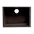 ALFI brand 24" Undermount Single Bowl Granite Composite Kitchen Sink in Chocolate, 23-5/8" W x 15-3/4" D x 8-1/4" H