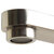 Alfi brand Deck Mounted Tub Filler and Round Hand Held Shower Head, 6-3/4'' D x 7-1/4'' H, Brushed Nickel, Spout Close Up