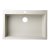 Alfi brand Biscuit 30" Drop-In Single Bowl Granite Composite Kitchen Sink, 29-7/8" W x 19-7/8" D x 8-1/4" H