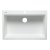 Alfi brand White 33" Single Bowl Drop In Granite Composite Kitchen Sink, 33" W x 22" D x 9-1/2" H