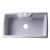 Alfi brand White 35" Drop-In Single Bowl Granite Composite Kitchen Sink, 34-5/8" W x 19-11/16" D x 9-1/8" H
