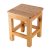 Alfi brand 10"x10" Square Wooden Bench/Stool Multi-Purpose Accessory, 9-7/8" W x 9-7/8" D x 11-3/4" H