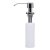 Alfi brand Solid Polished Stainless Steel Modern Soap Dispenser, 2-1/2" H