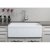 32" White Fluted Apron Product View - 4