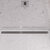 Alfi brand Shower Valve Mixer with Square Lever Handle, Brushed Nickel Overhead View