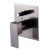Alfi brand Brushed Nickel Modern Square Pressure Balanced Shower Mixer with Diverter, 5-3/4" W x 7-1/2" D x 3" H