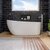 Alfi brand Oval Acrylic Free Standing Soaking Bathtub