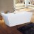 ALFI brand 59" Rectangular Acrylic Free Standing Soaking Bathtub in White, 59-1/16" W x 29-1/2" D x 22-3/4" H