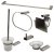 Brushed Nickel 6-Piece Set
