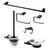 Alfi brand AB9515 Series 6-Piece Matching Bathroom Accessory Set, Black Matte Included Items
