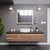 Alfi brand AB9515 Series 6-Piece Matching Bathroom Accessory Set, Brushed Nickel In Use Bathroom Front View