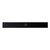ALFI brand Linear Shower Drain with Groove Holes, 24'' Black Matte S/ Steel Product Overhead View