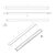 ALFI brand Stainless Steel Linear Shower Drain with Solid Cover, Dimensions Drawing