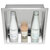 ALFI brand 12'' x 12'' Square Single Shelf Bath Shower Niche, 12'' W x 4'' D x 12'' H, 12'' x 12'' Polished Stainless Steel, Overhead View