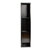 ALFI brand Vertical Triple Shelf Shower Niche, 8'' x 36'' Brushed Black Product Empty Front View
