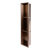 ALFI brand Vertical Triple Shelf Shower Niche, 8'' x 36'' Brushed Copper Product Empty Angle View