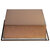 ALFI brand ABNP1212-BC 12'' x 12'' Square Single Shelf Shower Niche, 12'' W x 12'' D x 4'' H, 12'' x 12'' Brushed Copper Single Shelf, Bottom View